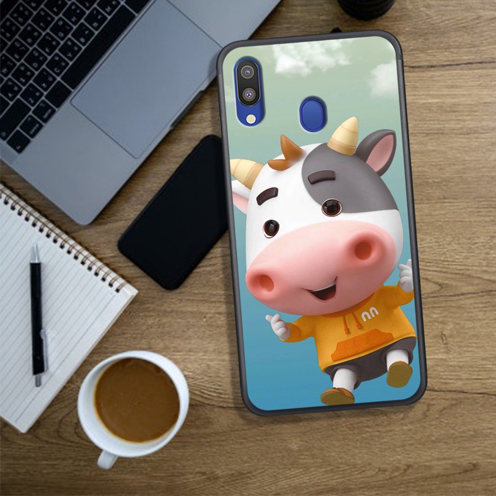 ỐP LƯNG SAMSUNG A10S/A11/A20/A30, IN HÌNH CHÚ BÒ SIÊU CUTE, SIÊU ĐÁNG YÊU