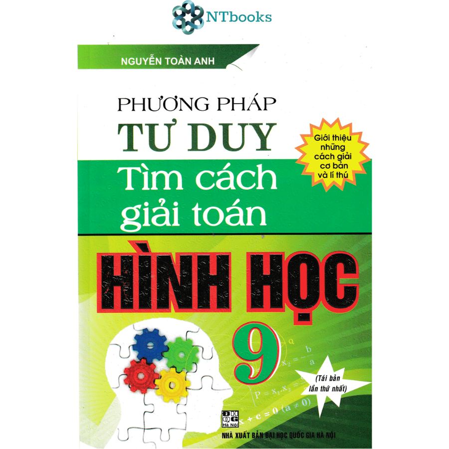Sách Phương Pháp Tư Duy Tìm Cách Giải Toán Đại Số 9 + Hình học 9