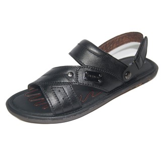 Sandal dép nam da bò thật. bảo hành 12 tháng. ms: sd14