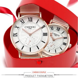 [HOT 2019] Đồng Hồ Cặp Đôi Nam Nữ CHENXI CX 076B Dây Thép Titanium Cao Cấp siêu thời thượng