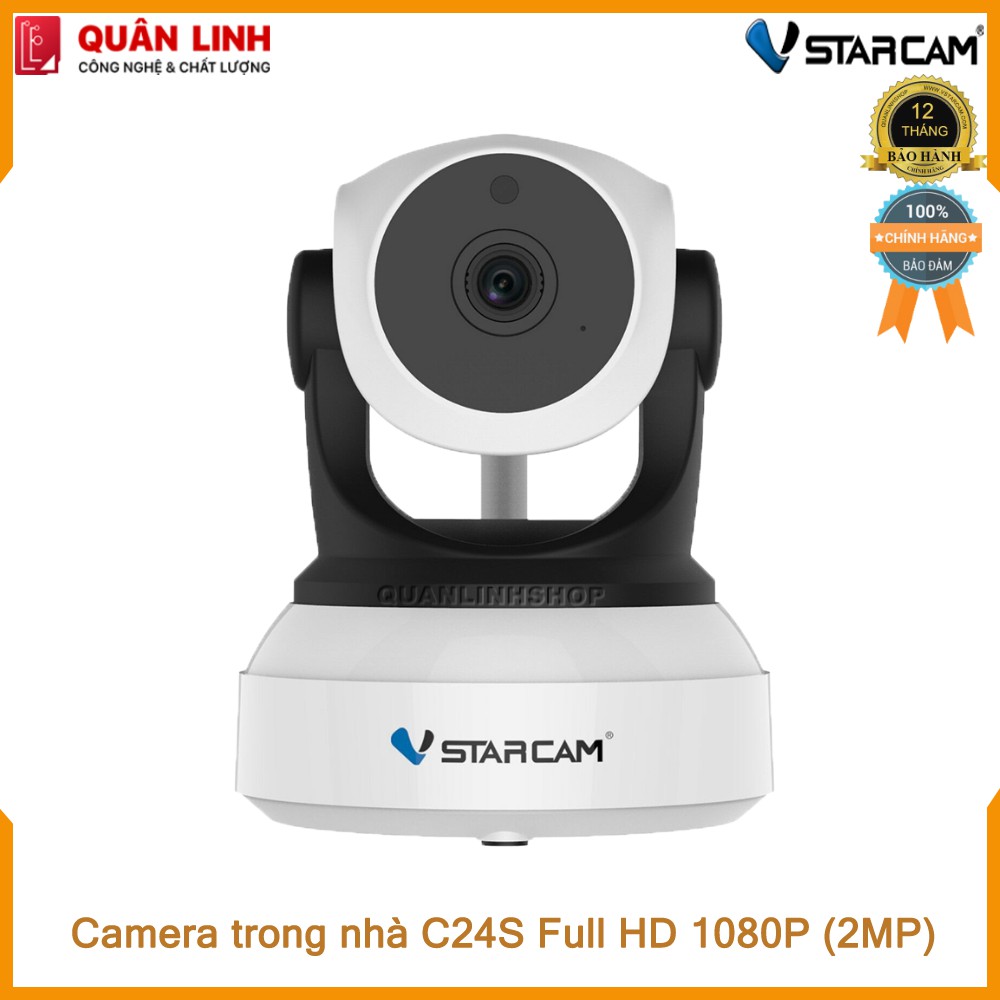 Camera Wifi IP Vstarcam C24s Full HD 1080P kèm thẻ 16GB