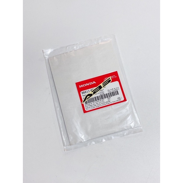 Tem phanh chữ ABS màu đen và bạc cho xe Honda hàng Chính hãng