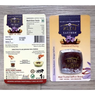 RETAJ saffron Ấn Độ nhập khẩu 100%