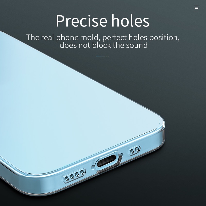 Ốp Điện Thoại TPU Mềm Trong Suốt Siêu Mỏng Chống Sốc HOCO Dành Cho iPhone 13 Pro Max/13 Mini /12 Mini /12 Pro Max