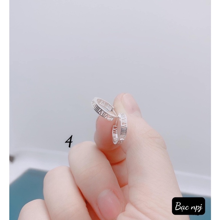 Bông tai cho bé , Hoa tai kiểu ⚡️ XINH XẮN ⚡️Bạc Ta cho bé yêu - Bạc Npj