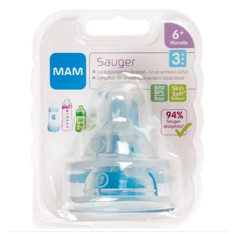 Núm Ty Thay Bình Sữa MAM - Hàng chuẩn Đức