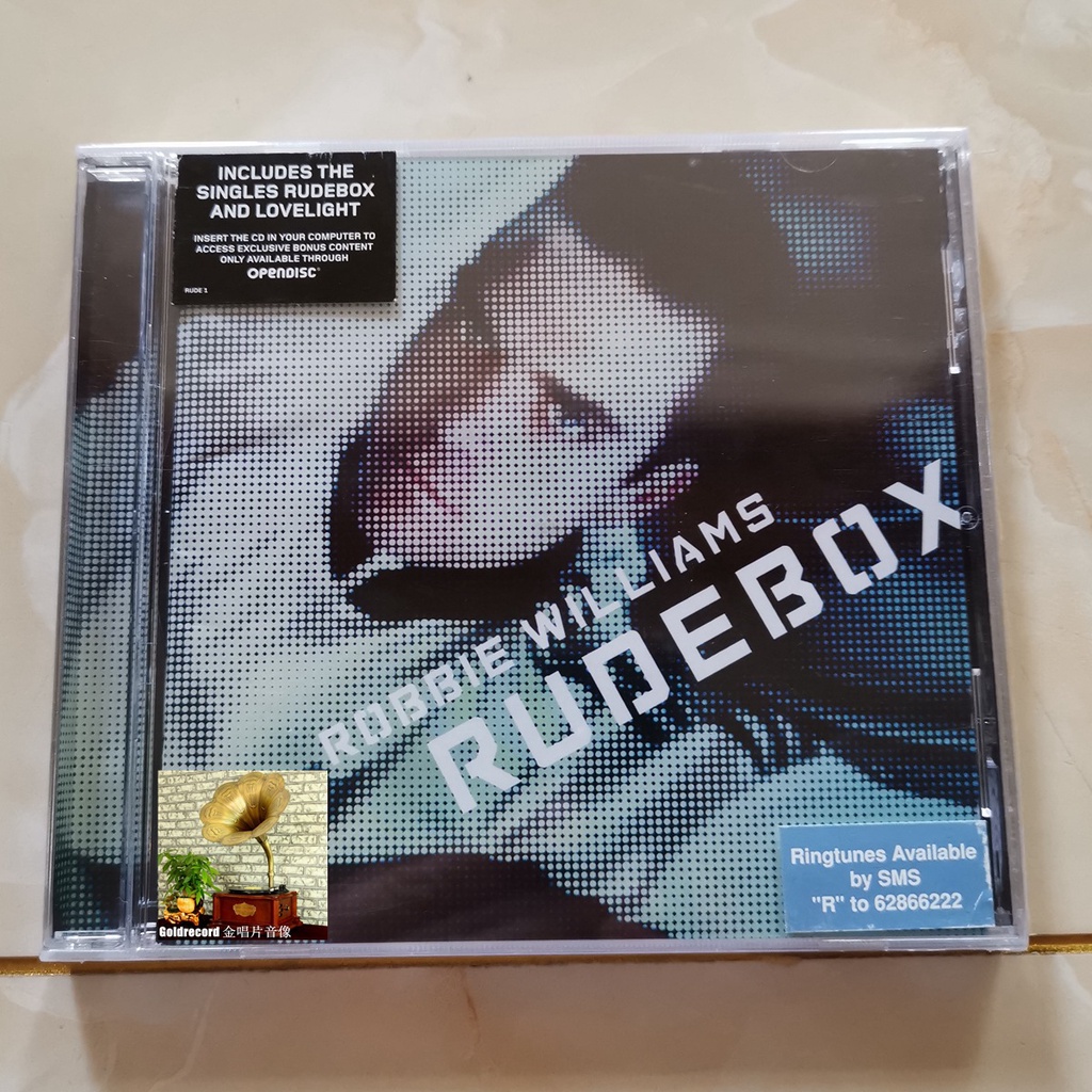 Đĩa CD Sưu Tầm Các Bài Hát Của Nhóm Nhạc Robbie Williams RUDEBOX