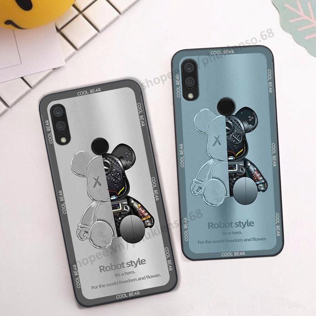Ốp lưng điện thoại Xiaomi Redmi 7 in hình gấu bear, kaws, doremon thời trang, ốp lưng cao cấp chất lượng