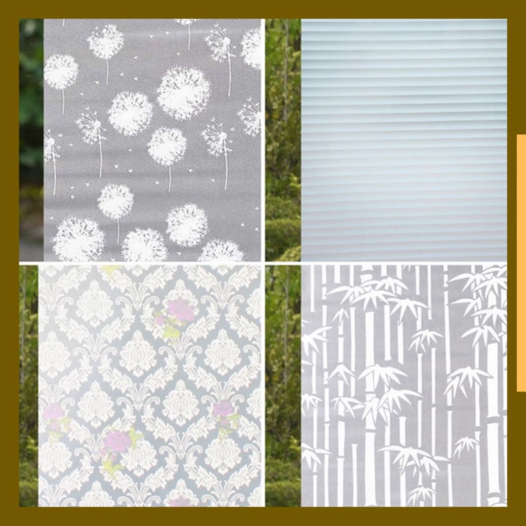 5M x60 cm Decal dán kính làm mờ cản ánh nắng keo sẵn
