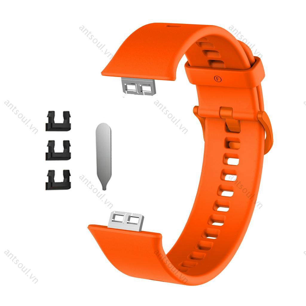 Dây Đeo Silicon Mềm Họa Tiết Rằn Ri Cho Đồng Hồ Thông Minh Huawei Watch Fit TIA-B09 / TIA-B19
