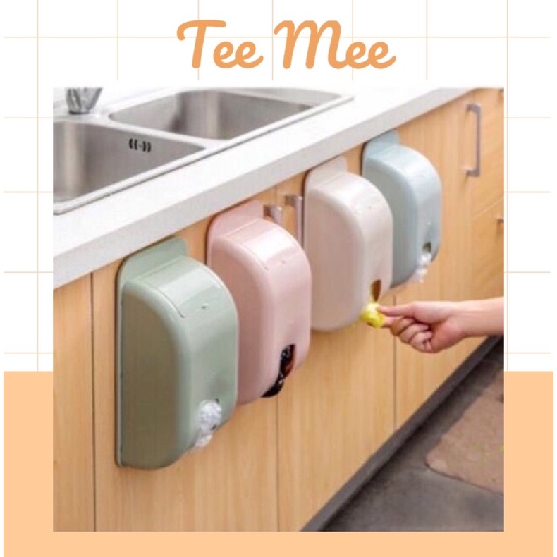 Hộp đựng túi nilong, túi đựng rác dán tường - Hộp rút túi nilong gắn tường tiện dụng - Tee &amp; Mee