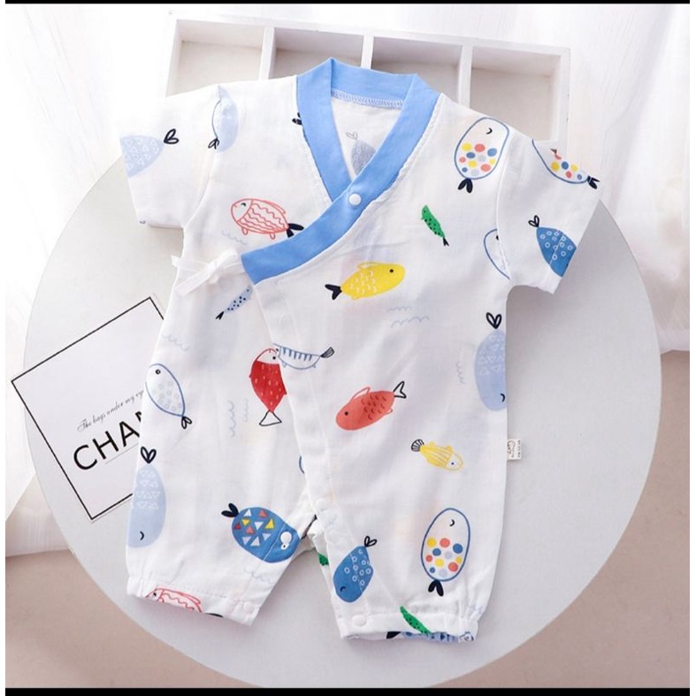 bộ body đùi kimônô cotton cộc cho bé trai/gái