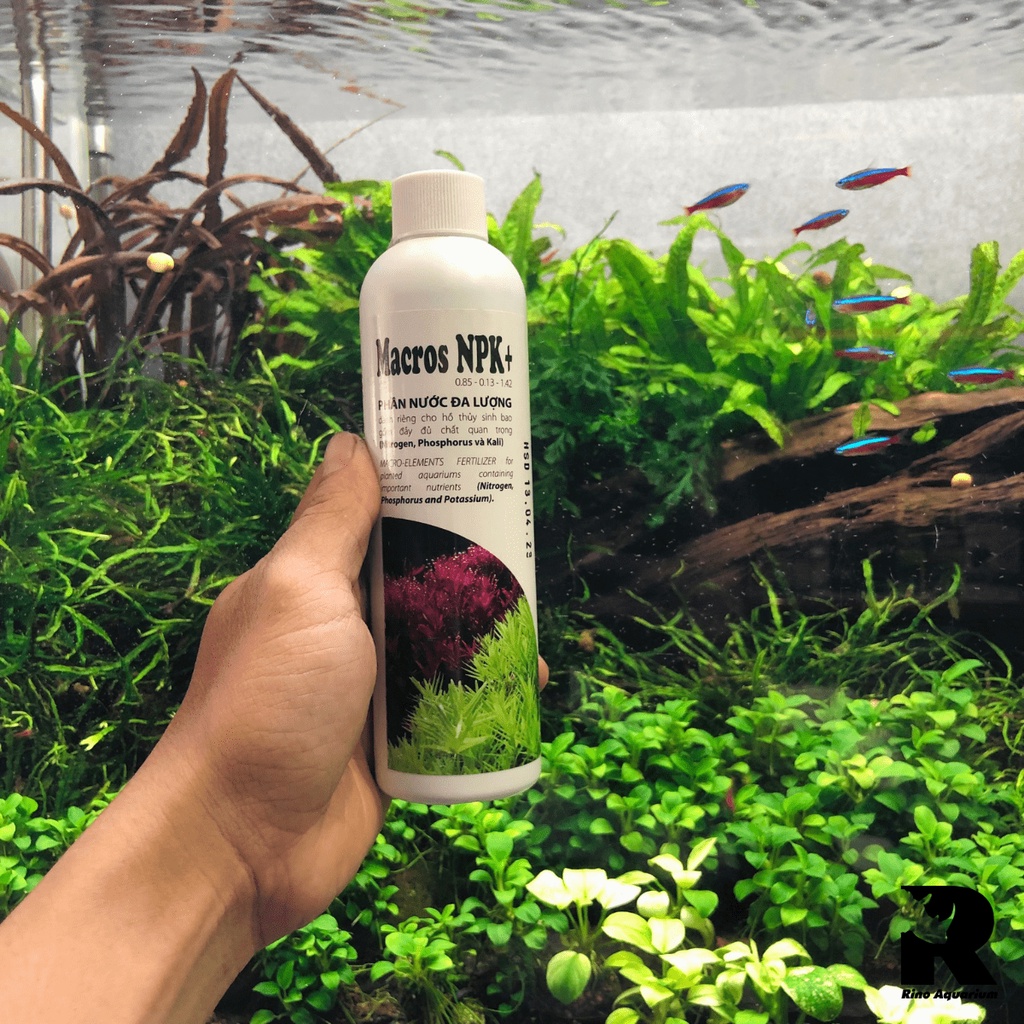 Phân Nước Macros NPK+  Cung Cấp Đầy Đủ Dinh Dưỡng Đa Lượng (NPK) Cho Cây Thủy Sinh