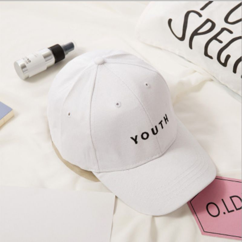 Mũ Lưỡi Trai Thêu Hình Trái Tim 22 Màu Sắc Tùy Chọn Phong Cách Hàn Quốc