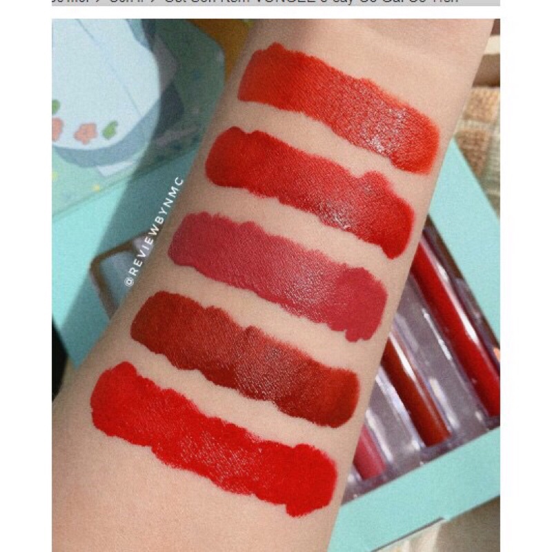 Sét 5 son kem lì VONGEE cô gái cổ tích | BigBuy360 - bigbuy360.vn