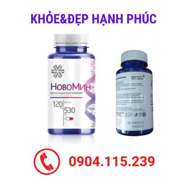 [Rẻ vô địch] Thực phẩm bảo vệ sức khỏe Siberi Novomin – 120 viên – Date T2/2023 | BigBuy360 - bigbuy360.vn