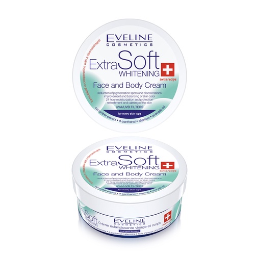 Kem Dưỡng Eveline Extra Soft Trắng Da Mặt - Toàn Thân 200ML