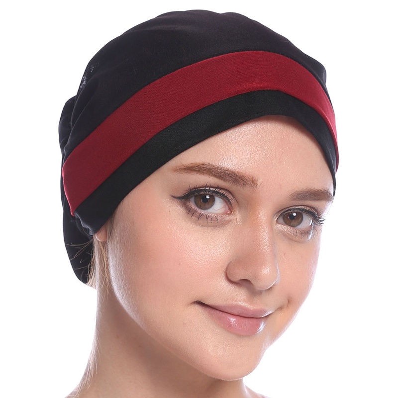 Mũ Trùm Đầu Co Giãn Nhiều Màu Sắc Dành Cho Phụ Nữ Hồi Giáo