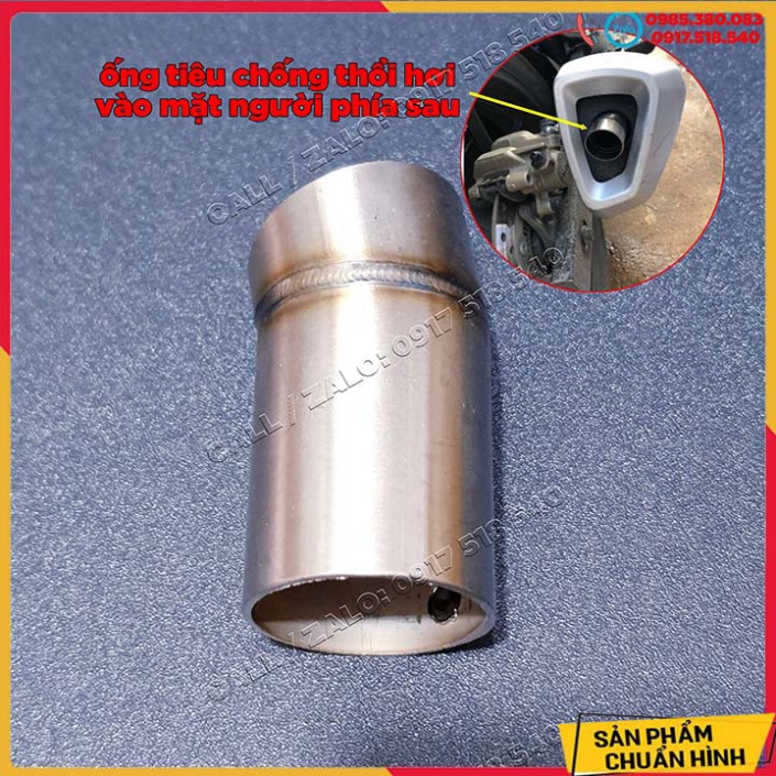 Chụp Ống Xả Pô Winner X Inox 304 / Ống Tiêu Chụp Ống Xã Gió Dành Cho Winner X Ảnh thật Sp