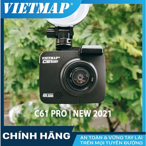 Camera hành trình VIETMAP C61 Pro  cho xe ô tô tặng  kèm thẻ nhớ- Bảo hành 1 năm