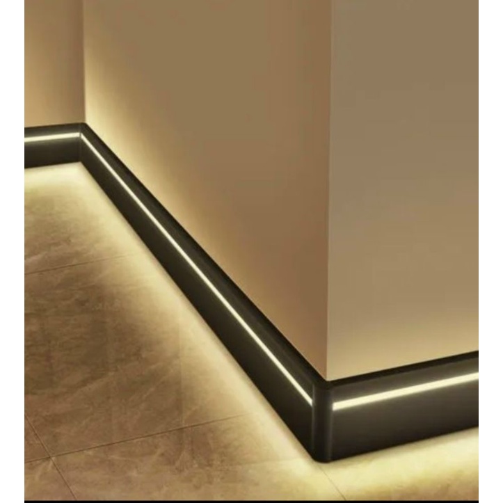 Máng nhôm thanh nhôm định hình gắn led dán, led thanh cây 1 mét