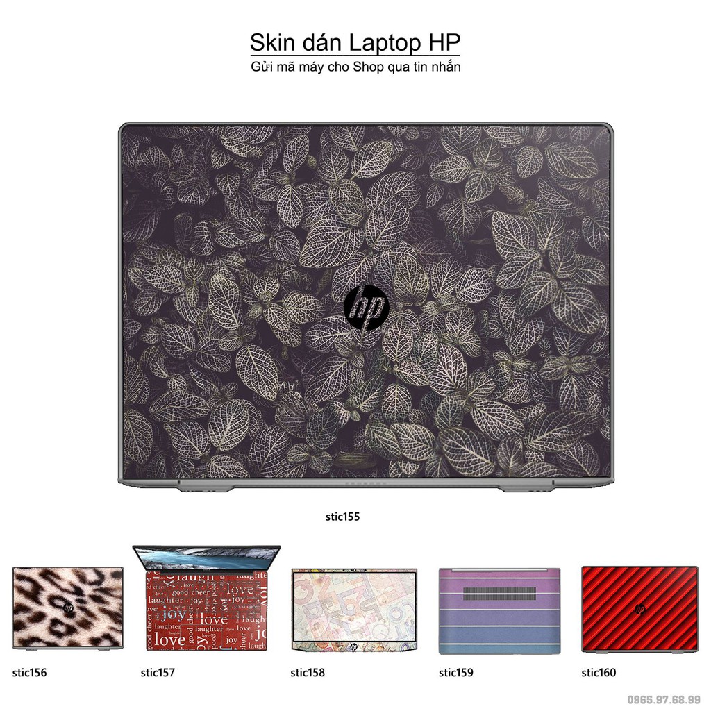 Skin dán Laptop HP in hình Hoa văn sticker _nhiều mẫu 26 (inbox mã máy cho Shop)