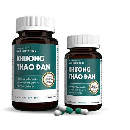 Viên xương khớp Khương Thảo Đan, hỗ trợ giảm đau, phục hồi sụn khớp thoái hóa