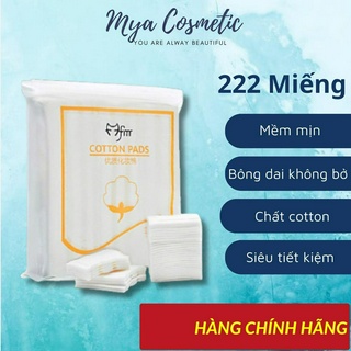 Bông tẩy trang 222 miếng FM Cotton pads Mềm Mịn Siêu Tiết Kiệm BTT222