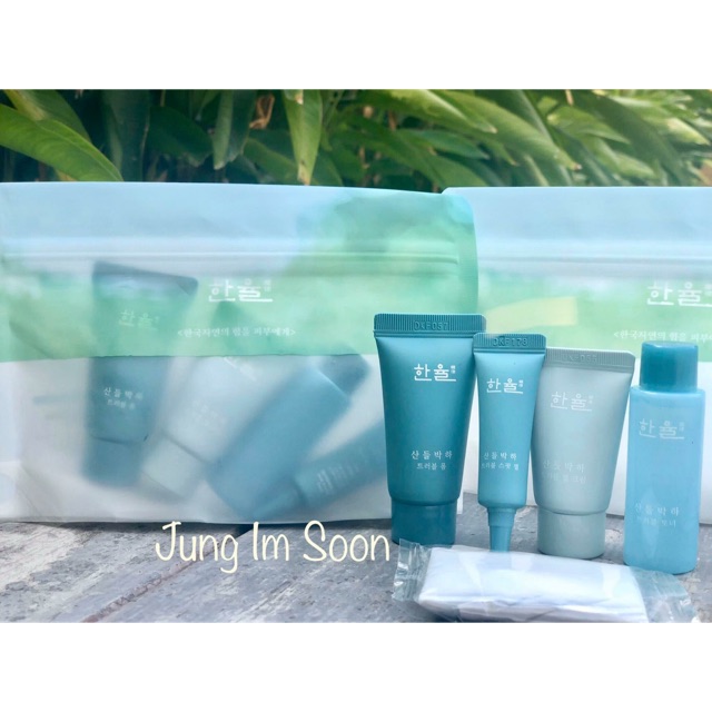 🌟Set Mini Giảm Mụn Chiết Xuất Bạc Hà Siêu Tiện Lợi-Tiết Kiệm #Hanyul_Mentha_Trouble