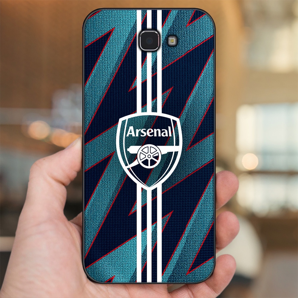 Ốp lưng Samsung J5 Prime, J7 Prime viền đen in hình Arsenal FC