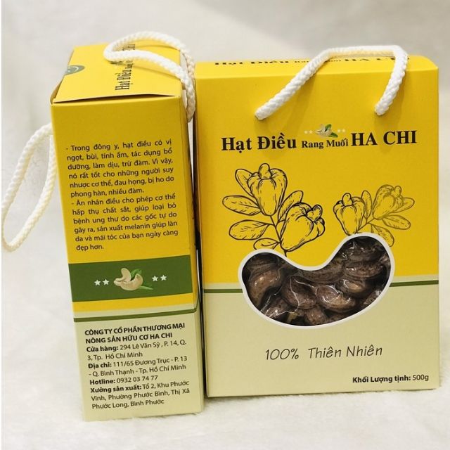 [Tặng son dưỡng 35k][ORGANIC] 500gr Hạt điều rang muối vỏ lụa hàng loại A, A+