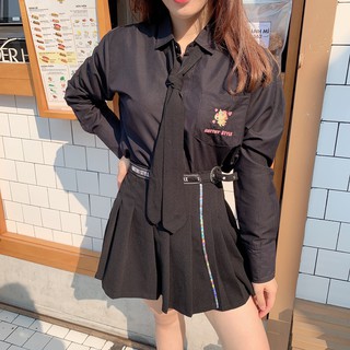 SET HỌC SINH MÀU ĐEN NATTHY STYLE