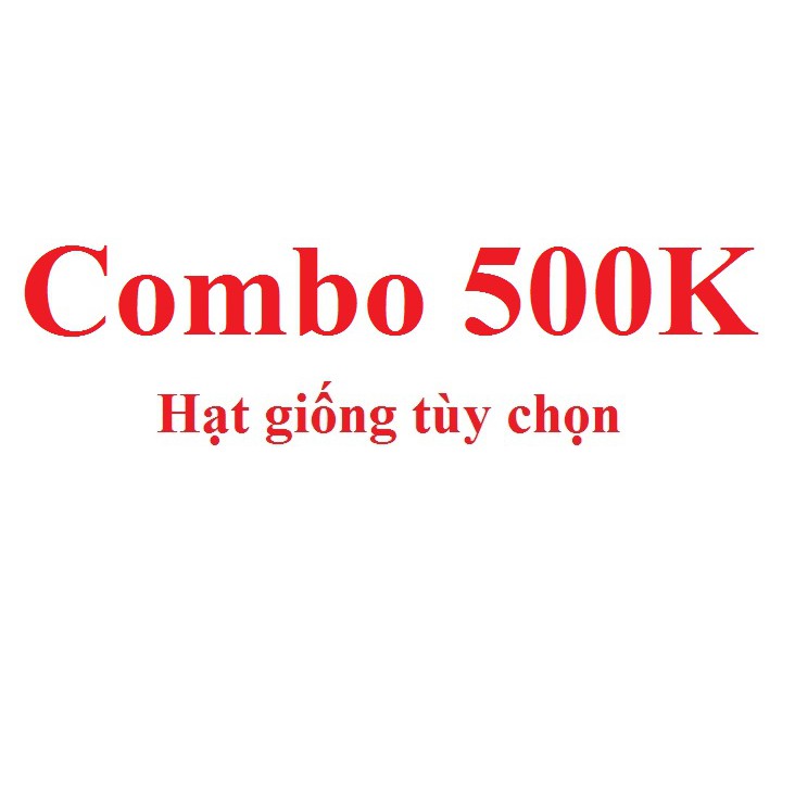 Combo Hạt Giống 500K tùy chọn