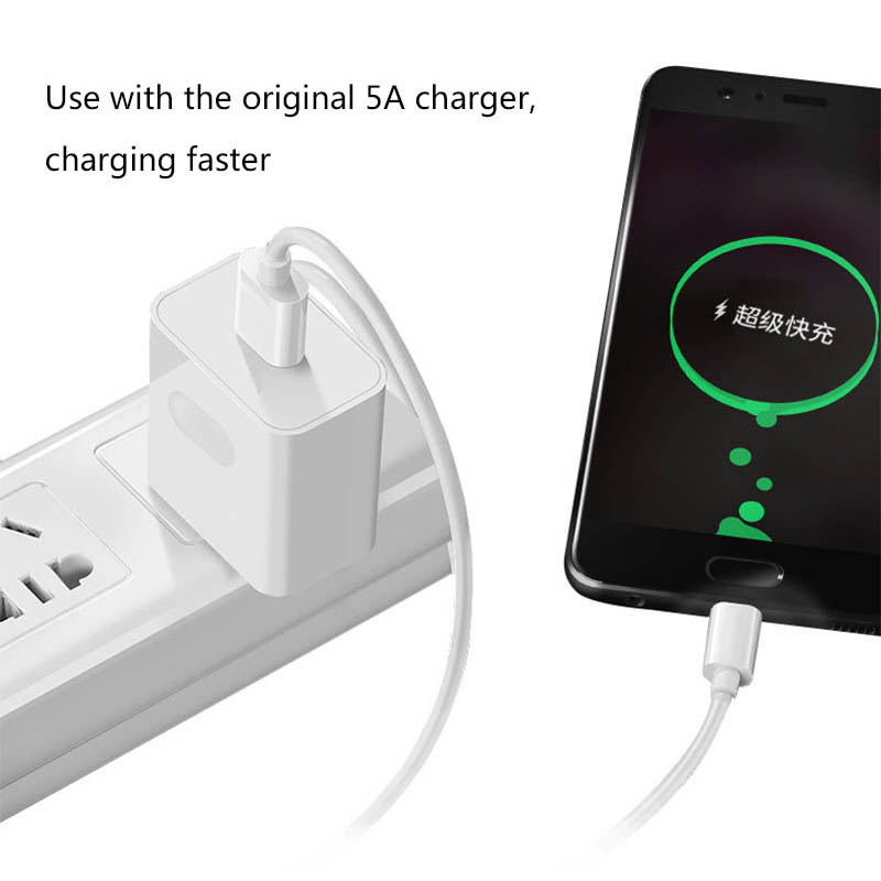 HUAWEI Dây Cáp Sạc Usb Type-c Dài 1M 5a Cho P20 P30 Honor V10 Type c Iphone