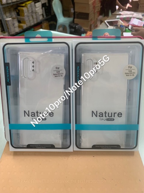 Ốp lưng SamSung Galaxy Note 10 plus/ Note 10 Pro dẻo trong suốt chính hãng Nillkin Nature