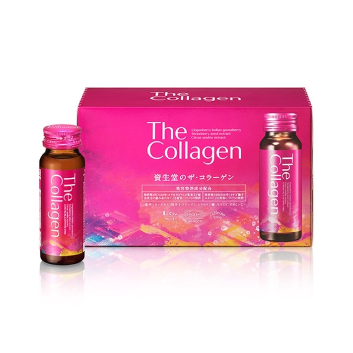 [ Mẫu Mới ] Nước The collagen shiseido dạng nước uống hộp 10 lọ 50ml date 8/2022