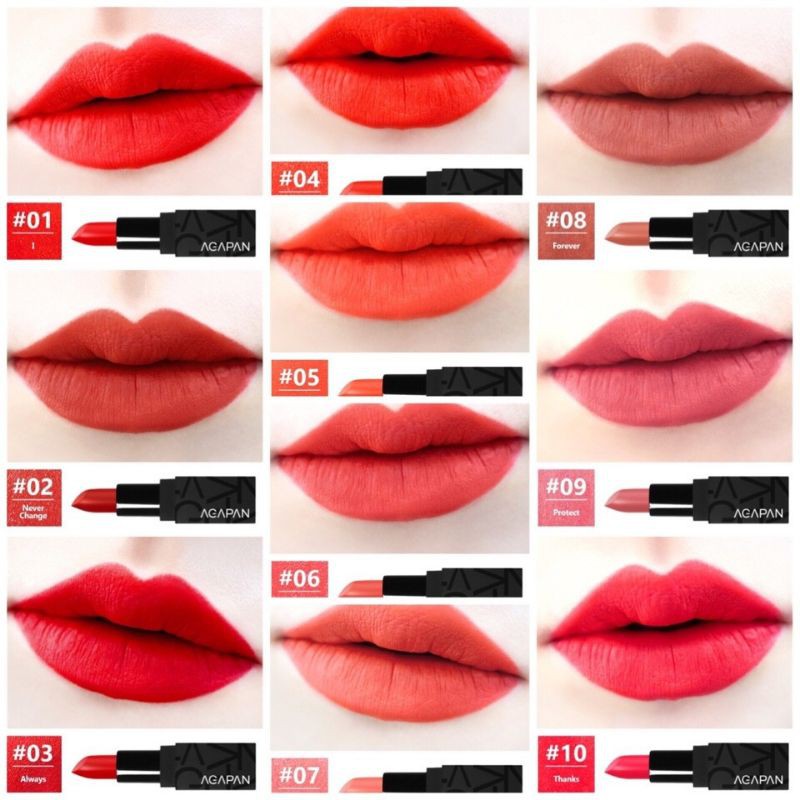 [Son lì Hàn Quốc] Agapan Pit A Pat Matte Lipstick