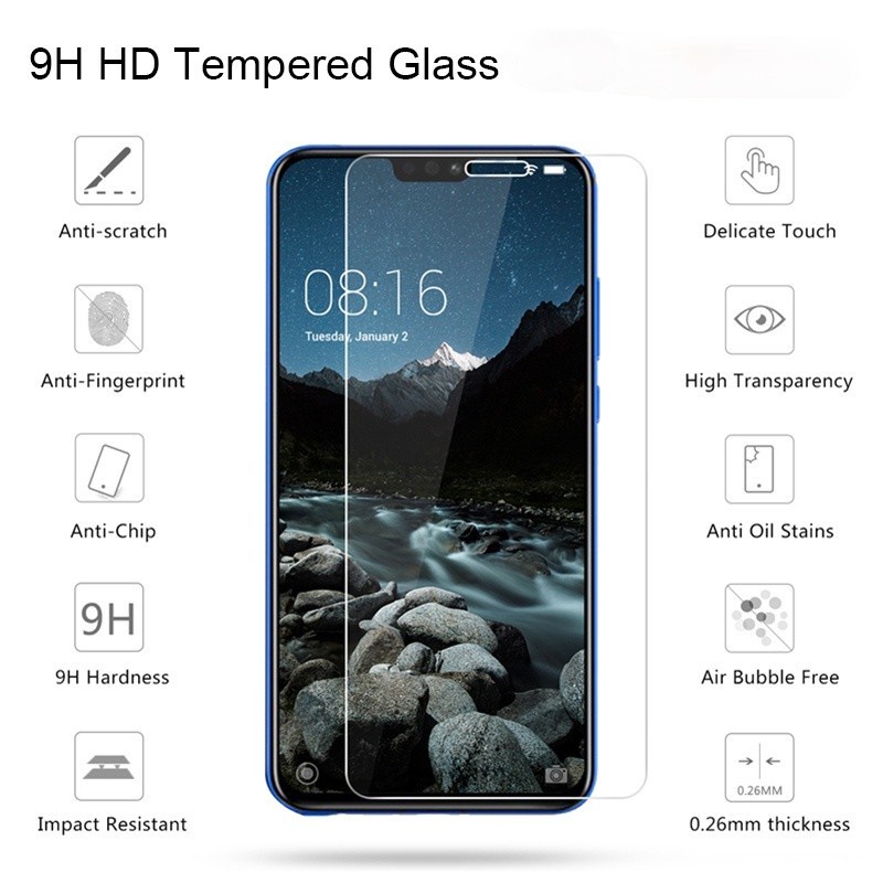 HD tempered glass phone screen protector VIVO 1804 1806 1807 1808 1811 1812 1814 1815 1816 1817 1818 1819 1820 1901 1902 1903 1904 1907 1915 1935 1938