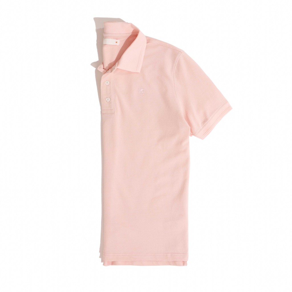 Áo Thun Polo Nam Cổ Bẻ Hông Pastel BY COTTON Pink Pastel Basic Polo | BigBuy360 - bigbuy360.vn
