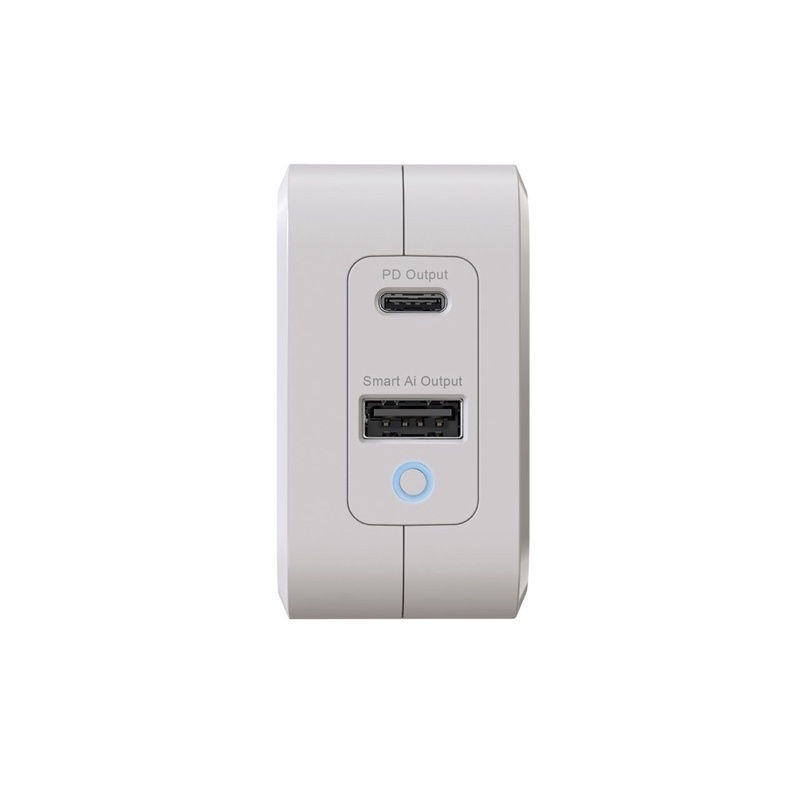 SẠC INNOSTYLE GAN ZENI 65W CHO IP, IP@D, TABLET, SMARTPHONE, MB – IC65-2PDWHI