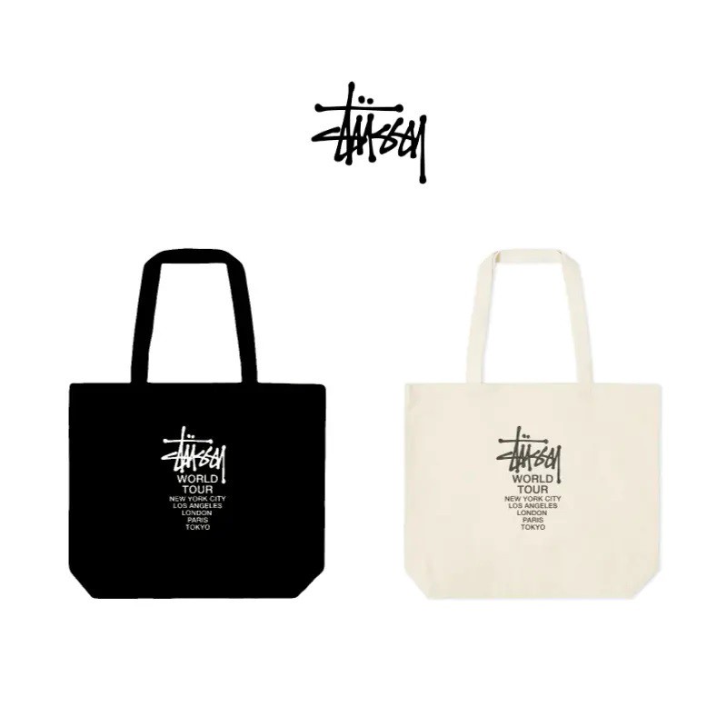 [ Hàng Hot ] Túi Xách Canvas In Chữ Stussy Thời Trang