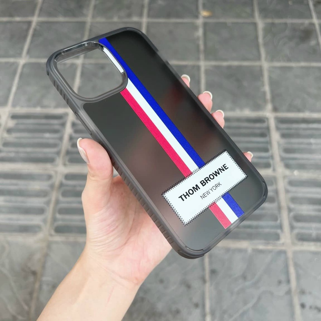 Ốp lưng nhám Likgus Thom Browne cho iPhone1411,11 Pro max,12 Pro max,13,13 Pro,13 Pro max nhám chống vân tay chống ố màu