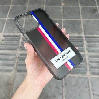 Ốp likgus nhám Thom Browne New York cho iPhone 14,13 Pro Max,13,13 Pro,11 Pro max, 12 Pro Max chống Vân tay
