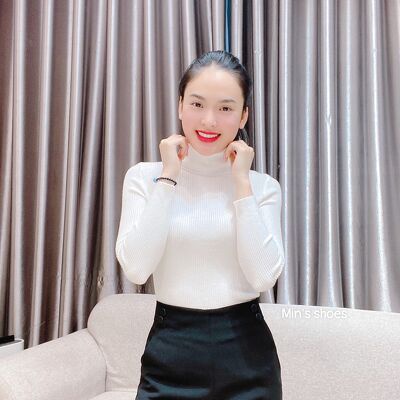 Min's Shoes - Áo Len Nữ Cổ Lọ Quốc Dân 469