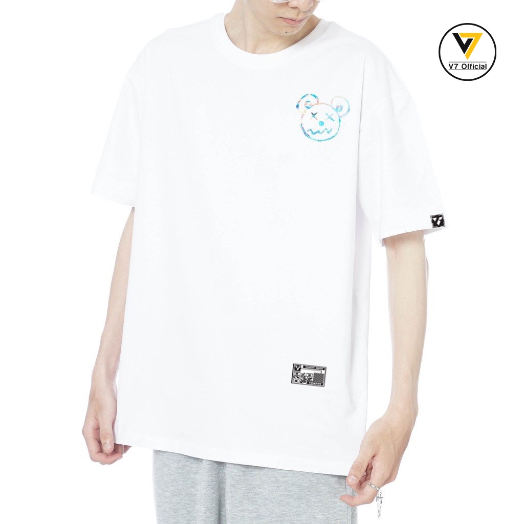 Áo thun Summer Bear  Basic Tee phông trơn nam nữ tay lỡ form rộng oversize- v7 OFFICIAL( V21)