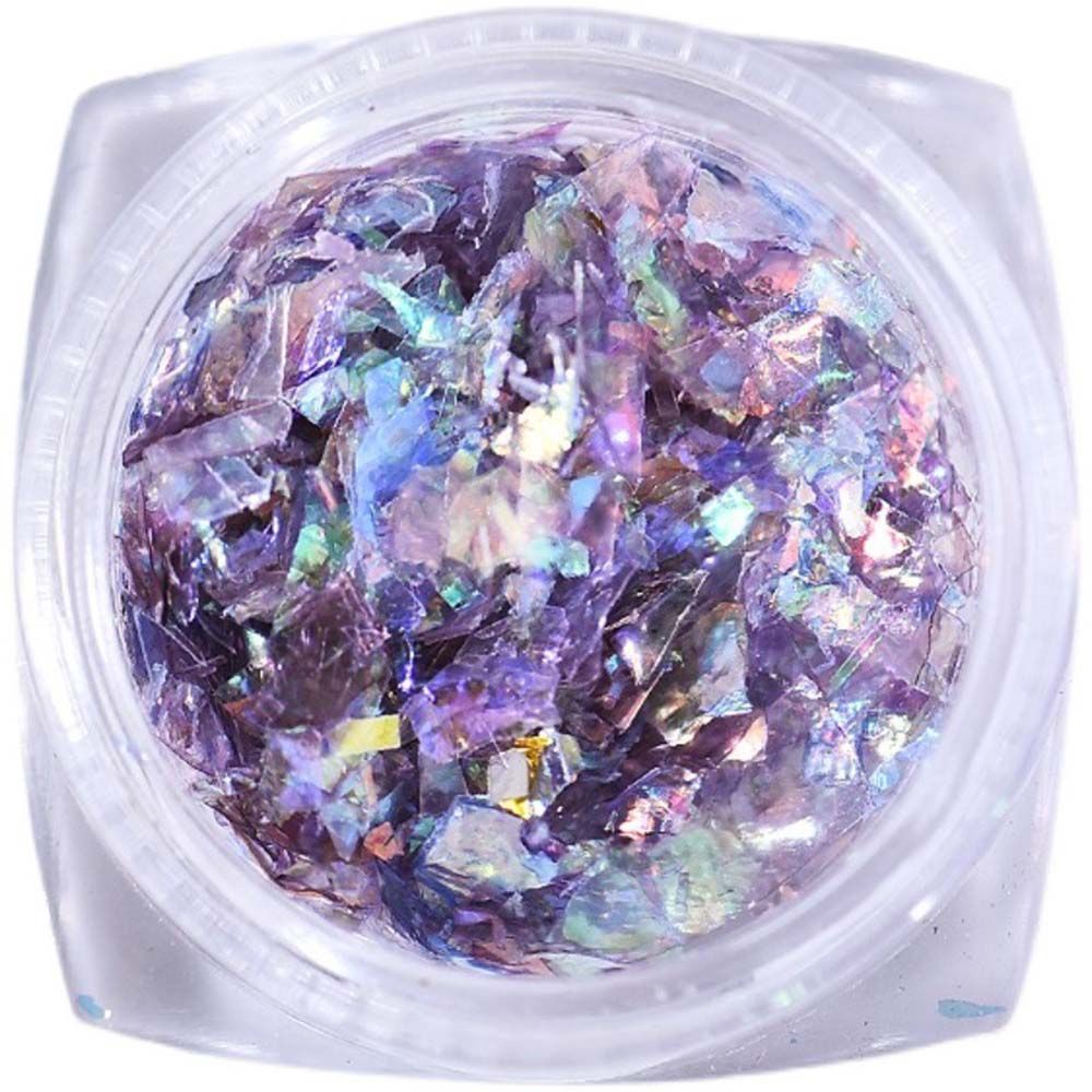 [Hàng mới về] Hộp kim sa mảnh giấy bóng kính aurora lấp lánh tỏa sáng cho trang trí móng nghệ thuật DIY