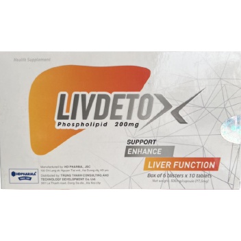 Livdetox Hỗ Trợ Giải Độc Gan, Hỗ Trợ Tăng Cường Chức Năng Gan, Làm Giảm Các Ảnh Hưởng Có Hại Đến Gan