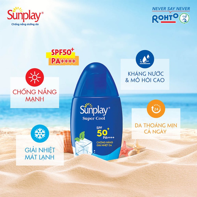 Sữa chống nắng giải nhiệt da Sunplay Super Cool SPF50+ PA++++ 30g