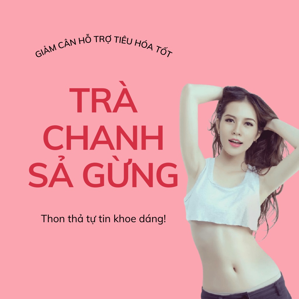 Trà chanh sả gừng - tăng sức đề kháng, phòng ngừa dịch bệnh 110g/hộp