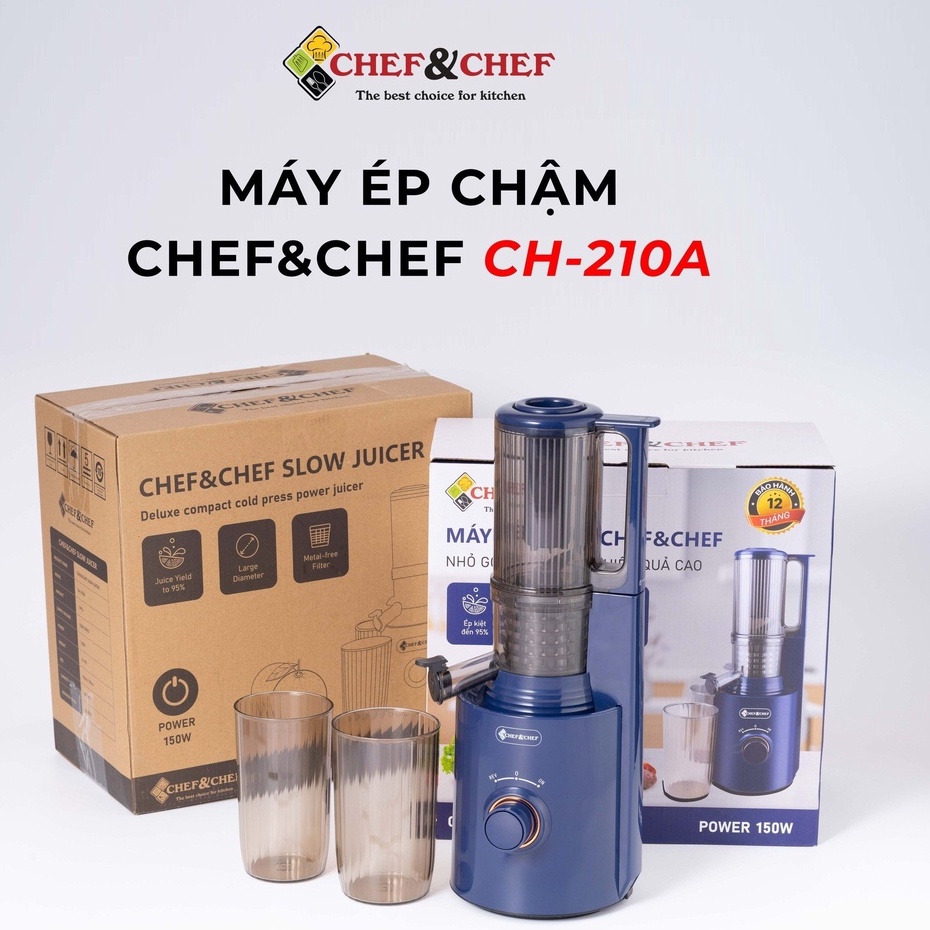 MÁY ÉP CHẬM NGUYÊN QUẢ CHEF&amp;CHEF CH-210A